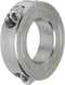 2C-075-S T303 Stainless Steel Two-Piece Clamping Collar, 3/4" Bore Size, 1-1/2" Outside Diameter