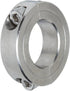 2C-075-S T303 Stainless Steel Two-Piece Clamping Collar, 3/4" Bore Size, 1-1/2" Outside Diameter