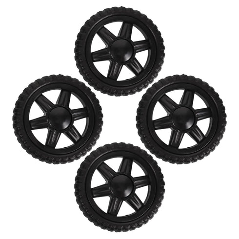 BESTOYARD 4pcs Replacement Shopping Cart Wheels for Rolling Cart Black Rolling Caster