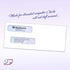 NextDayLabels Double Window Security Check Envelope | Fits QuickBooks Printed Checks | Pack of 100 | 3-5/8" x 8-11/16"