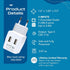 Ceptics European, Egypt Travel Adapter Plug with Dual USB - Type C - 2 Pack - Light Weight for Cell Phones, Chargers,