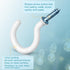 110Pcs Premium Screw Hooks, White Vinyl Coated Cup Hooks, 5 Sizes Heavy Duty Hook Screws for Hanging Plants
