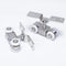 2pcs 4-Wheel Stainless Steel Hanging Wheel for Sliding Doors in Halls and Kitchen Cabinets