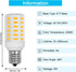 Bulb D28a Kel2811 D28X E17 6W 3000K 820LM 100-265V Bulb (2 Pack) Freezer LED Light Kei KEI Intermediate Base Soft White
