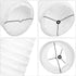 37" Alasum Durable Rice Paper Lamp Shade, Thickened Replacement Cover for Floor Lamps, Tear-Resistant Cylindrical Paper