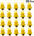 NUOBESTY 20pcs Cartoon Bee Shape Erasers for Students School Stationery