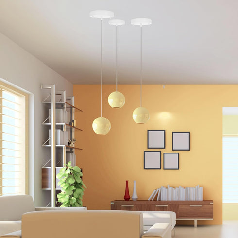 5.8 Inches Sangle Sopffy Pendant Light Canopy Kit, Ceiling Lighting Canopy Kit with All Mounting Hardware Modern