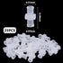 25pcs Luer Lock to Luer Lock Connector, Female Luer Syringe to Syringe Transfer Joint, PP Syringe Adapter Coupler