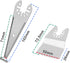 The Lord of the Tools 4Pcs Oscillating Multi Tool Scraper Blades & Curved Spatula, Stainless Steel, Bosch, Chicago