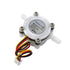 1/4" Water Flow Sensor - Food-Grade Switch Hall Effect Flowmeter Fluid Meter Counter for Hosepipe 0.3-6L/min