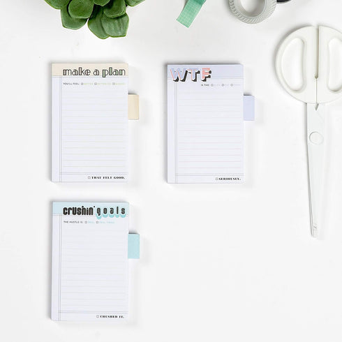 Knock Knock WTF Sticky Notes/Sticky Tabs Note Pad