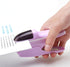 Stapleless Stapler, No Staple Hand Stapleless Tool for Office School, Binding Up to 8 Sheets of 70g Copy Paper, Purple