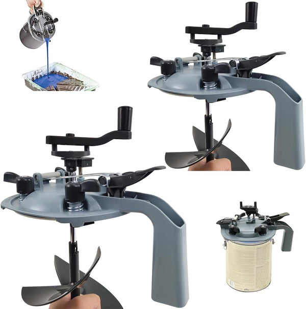 XINHNMUU 2 PCS 4L Mixing Mate Paint Lid Kit, Paint Can Pouring Spout