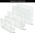 Azar Displays 255080 Small Standing File Holder/Sorter - Desk Organizer, 4-Pack, Clear for Office Use