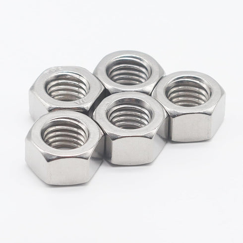 Kuprowin M4 M4-0.7mm 150pcs Metric Hex Nuts, Stainless Steel Standard Metric Coarse Thread Hardware Nuts;