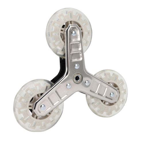 Replacement Stair Climbing Wheel, Plastic Silent Rotatable Shopping Laundry Cart Wheel, Trolley