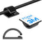 KnotKing 60Pcs Adhesive Cable Clips, Black Small, Cord Holder, Cord Clips for Dash
