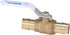 LFFBV-PEX-F1960 1" 2-Piece F1960 Watts Series Lead-Free Full Port Chrome-Plated Brass Ball Valve with PEX Ends