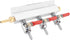 3 CO2 GLOGLOW Way Gas Distribution Manifold, Aluminum Copper Stainless Steel, Beer Dispensing and Wine Making Tool