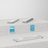 Under Cabinet Lights Magnetic Stickys 4PCS - Replacement Magnetic Strips with Adhesive Backing for Under Cabinet