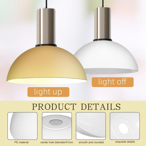 UIFGVJH 1.65 Inch/ 42 Mm (11 Inch Floor Lamp Shade Replacement: White Plastic Lamp Shades for Floor Lamps - Fitter Lamp