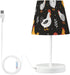 ALAZA Bedside Lamp Chicken Farm Animal Table Lamp for Bedroom Desk Lamp