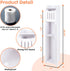 ShellKingdom Toilet Paper Holder Stand, Bathroom Storage Cabinet with Doors and Shelves, Slim Storage Cabinet