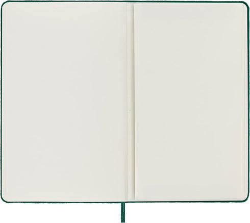 Moleskine Limited Edition Velvet Notebook, Large (6" x 9"), Hard Cover, Ruled, Bottle Green, 240 Pages