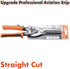 Finder 12" Aviation Snips, Long Straight Cut Tin Snips Cutting Shears Power Cutter with CR-V Blade & Comfortable Grip, 300mm Scissors for Cutting Metal Sheet, Hard Material, Industrial Quality by FINDER