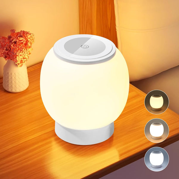 Bullishman Baby Night Light, Nursery Night Lamp for Breastfeeding, Touch Night Lamp, Eye