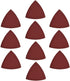 uxcell Detail Sander Sandpaper, Triangular Sanding Paper, Hook and Loop Pads, Triangle Oscillating Multi Tool, 320 Grits