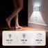 Powfloven 3 Pack Rechargeable Motion Sensor Stair Lights, Smart Wireless Led Battery Operated Night Lights, RGBW Stick