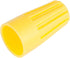Gardner Bender 25-004 WireGard Electrical Nut, 18-10 AWG, Yellow Screw-on Wire Connector, 25 pk