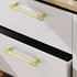 Aoleegatt Simple and Luxurious Solid Aluminum Alloy Door Handles Cabinets Wardrobes Pulls Bedside TV Drawers Aluminum