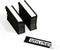 SmartSign Pack of 25 Magnetic 'C' Channel Label Holders, 0.5" x 2"