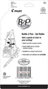 PILOT B2P Colors, Refillable & Retractable Rolling Ball Gel Pen, Made From Recycled Bottles, Fine Point, 4-Pack