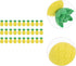 NUOBESTY 30Pcs Mini Pineapple Erasers, Cute Pencil Erasers in Pineapple Shape for Kids Party Bag Favors, Classroom