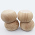 2 Inch Set 4 (2 inch Wooden Bun Feet Sofa Replacement Parts Round Furniture Legs Unfinished Sofa Couch Chair Ottoman