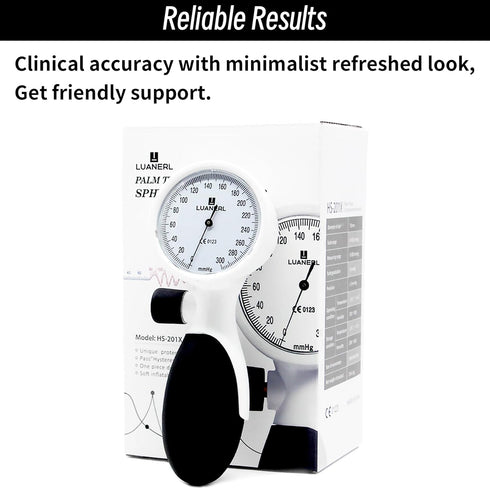 luanerl 9-21 Inches (22-53CM) Bulb, Manual Blood Pressure Cuff Adult (Large/XL)- Aneroid Sphygmomanometer -Extra Large