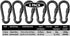 Black & Silver Heavy Duty Bushcraft Locking Thumb Screw Closure, Zinc-Galvanized Steel Carabiner Spring Snap Clip