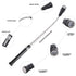 Magnetic Pick Up Kit 5pc, Includes 1lb and 10lb Rods, Inspection Mirror and Flexible LED Flashlight