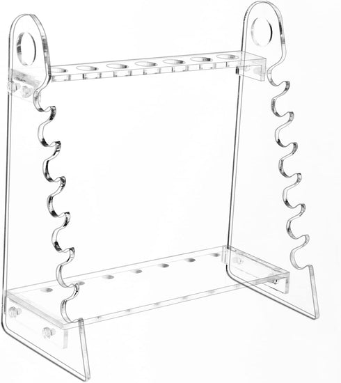 stonylab Detachable Plexiglass Pipette Rack, Pipet Holder Stand with 1.5 cm Hole Diameter