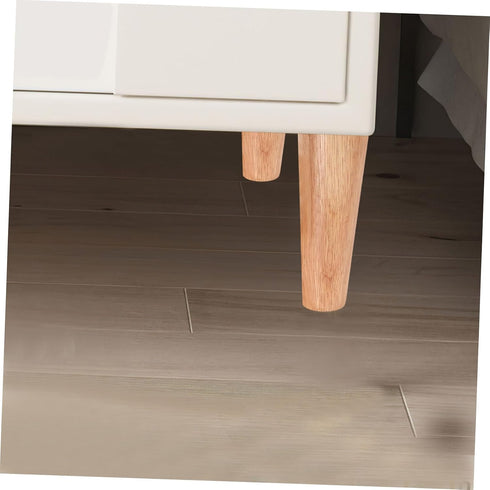 4pcs NUOBESTY Adjustable Solid Wood Furniture Legs for Sofas Coffee Tables Cabinets Dining Tables Tv Stands Sleek