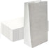 Concession Essentials - 4 lb White Paper Bags Food Service Paper Bags for Bakery,