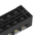 2pcs 60A 600V Terminal Strip, Dual Row Screw Clamp Wire Terminal Block, 6 Position