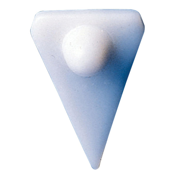 SP Bel-Art Teflon Triangular Magnetic Stirring Bar; Spinvane, 10.4 x 16.5 x 9.8mm, White