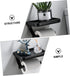 2pcs balacoo Toilet Paper Stand Roll Paper Holder Floating Shelves Bathroom Caddy Sturdy Material Holder Simple Design