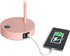 LD1071-BPK 16" Simple Designs Sleek Essentials Adjustable Metal Desk Task Lamp with Dual USB Ports, for Office, Desk