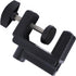 Qinlorgo 1.2cm 1/4in Universal Desktop C Clamp, Aluminum Alloy Cantilever Bracket Table Mount Clamp, and Hole, Desktop