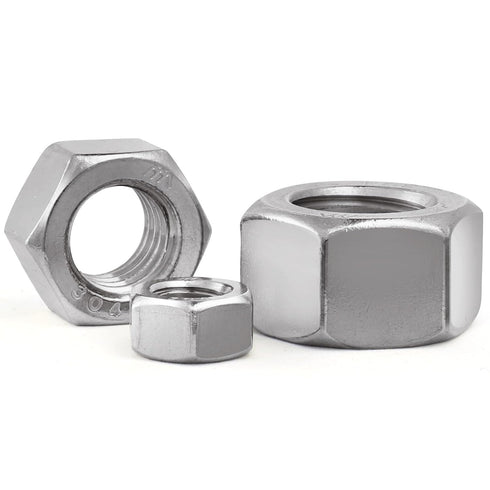 VGBUY 10pcs 5/8-11 304 18-8 5/8 11 inch, (VG01302) Hex Nuts, Stainless Steel External Hex nut SAE Hex Machine Screw